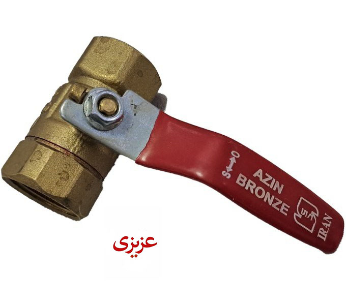 شیر گازی 3/4 آذین برنز