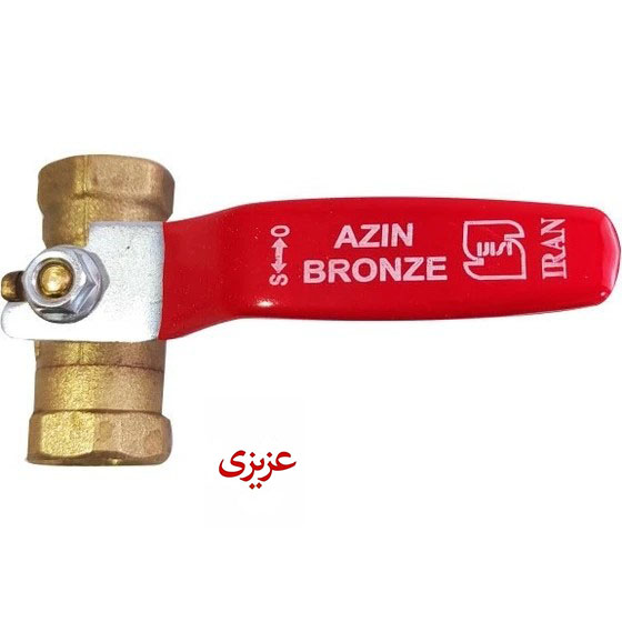 شیر گازی 1/2 آذین برنز